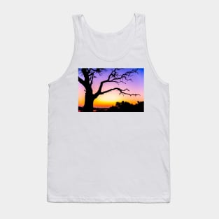 Tree At Sunset Tank Top